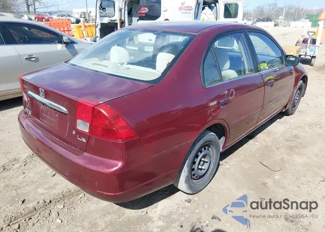 2003 Honda Civic Lx from USA, damaged, VIN 2HGES165X3H501293